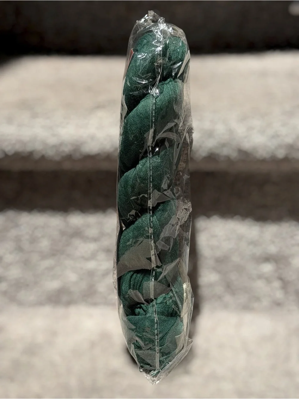 NEW Stratford Works Emerald Green Cheesecloth‎ Table Runner 36x120 Boho Wedding